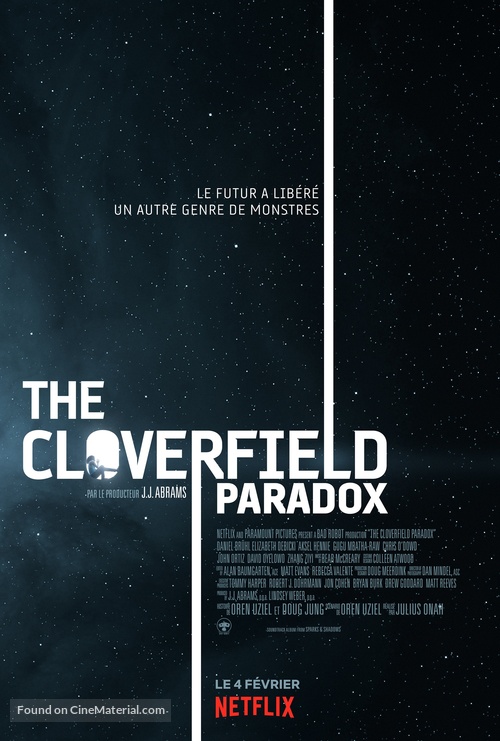 Cloverfield Paradox - French Movie Poster