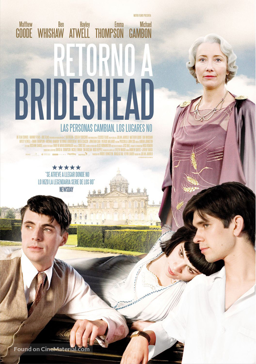 Brideshead Revisited - Spanish Movie Poster