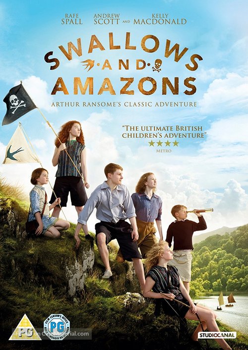 Swallows and Amazons - British DVD movie cover