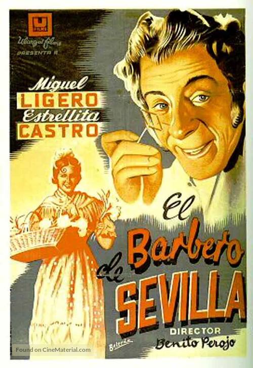 El barbero de Sevilla - Spanish Movie Poster