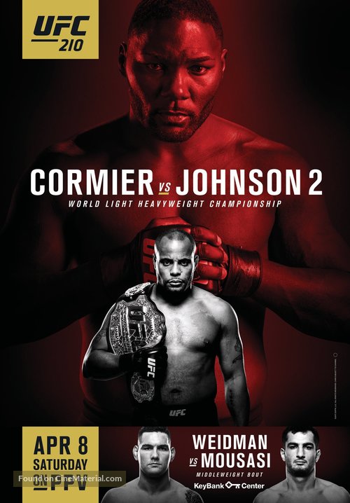 UFC 210: Cormier vs. Johnson 2 - Movie Poster