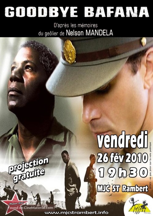 Goodbye Bafana - French Movie Cover