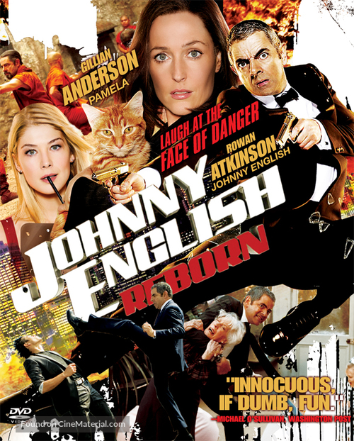 Johnny English Reborn - Singaporean DVD movie cover