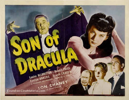 Son of Dracula - Theatrical movie poster