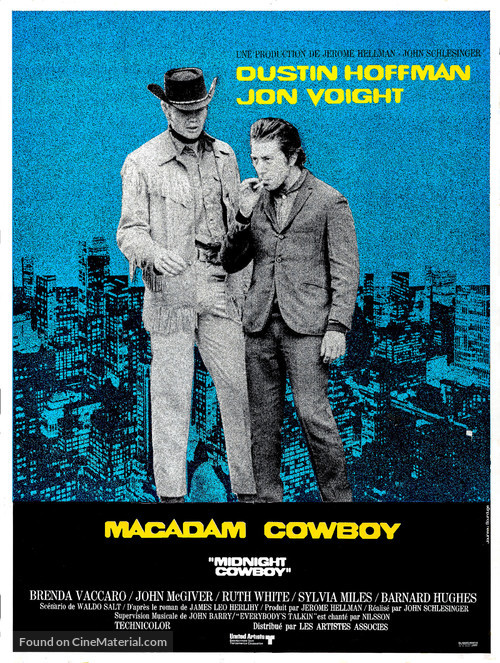 Midnight Cowboy - French Movie Poster