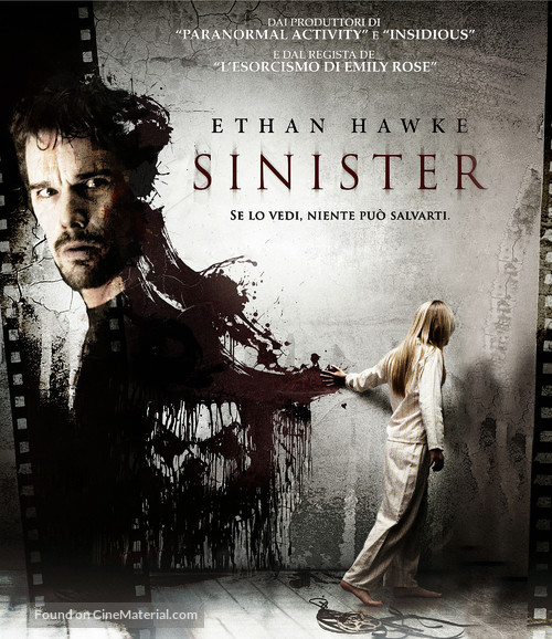 Sinister - Italian Blu-Ray movie cover