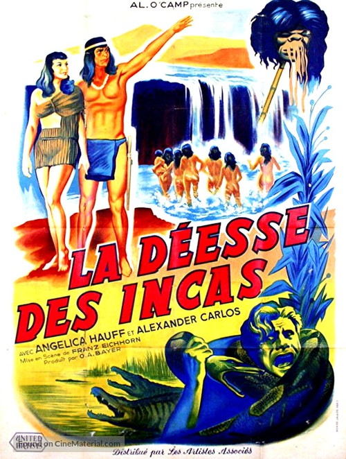 Die G&ouml;ttin vom Rio Beni - French Movie Poster