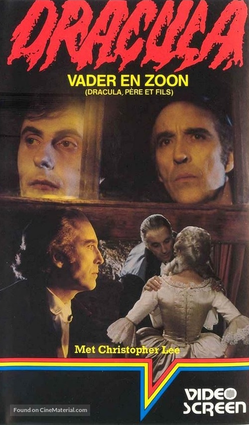 Dracula p&egrave;re et fils - Dutch VHS movie cover