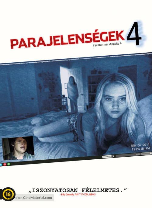Paranormal Activity 4 - Hungarian DVD movie cover