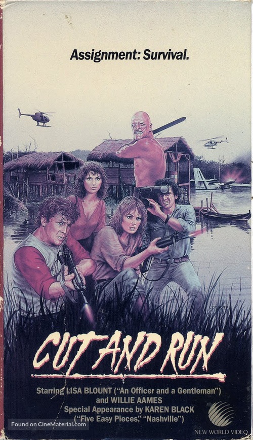 Cut and Run - VHS movie cover