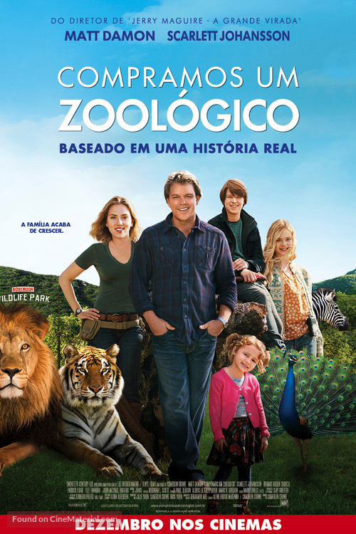 We Bought a Zoo - Brazilian Movie Poster