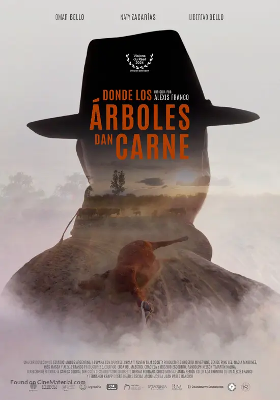 Donde los arboles dan carne - Argentinian Movie Poster