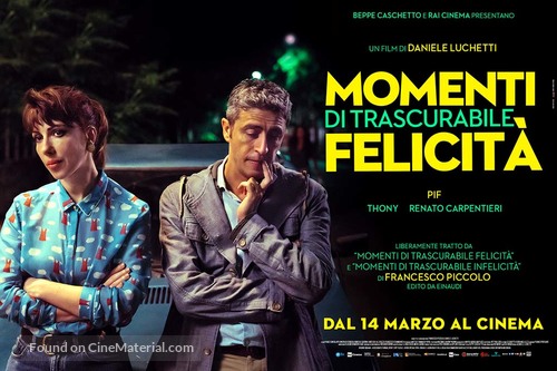 Momenti di trascurabile felicit&agrave; - Italian Movie Poster