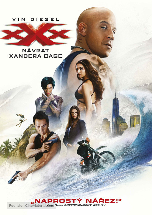xXx: Return of Xander Cage - Czech Movie Cover