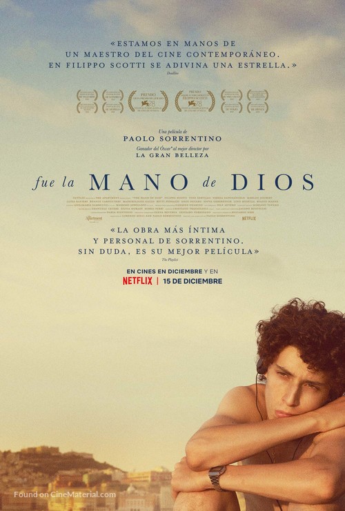 &Egrave; stata la mano di Dio - Spanish Movie Poster