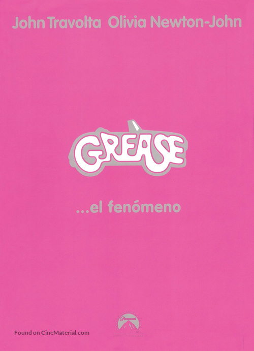 Grease - Spanish Movie Cover