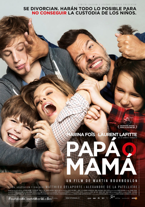 Papa ou maman - Spanish Movie Poster