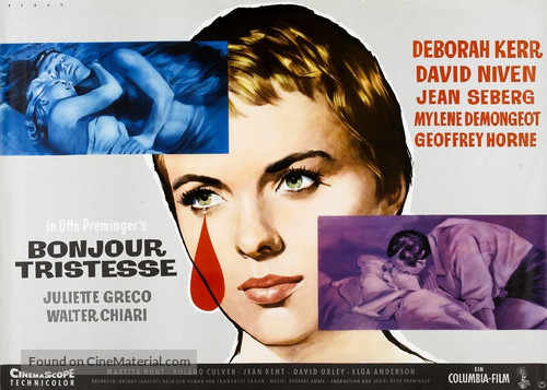 Bonjour tristesse - German Movie Poster