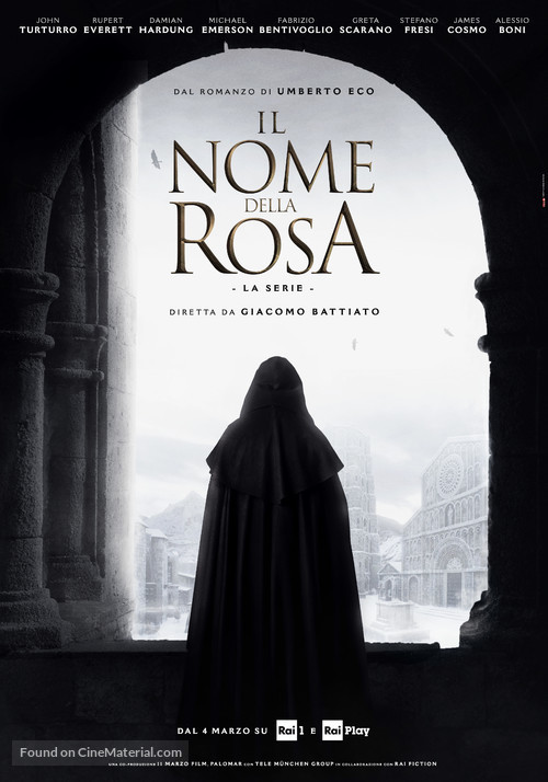 &quot;Der Name der Rose&quot; - Italian Movie Poster