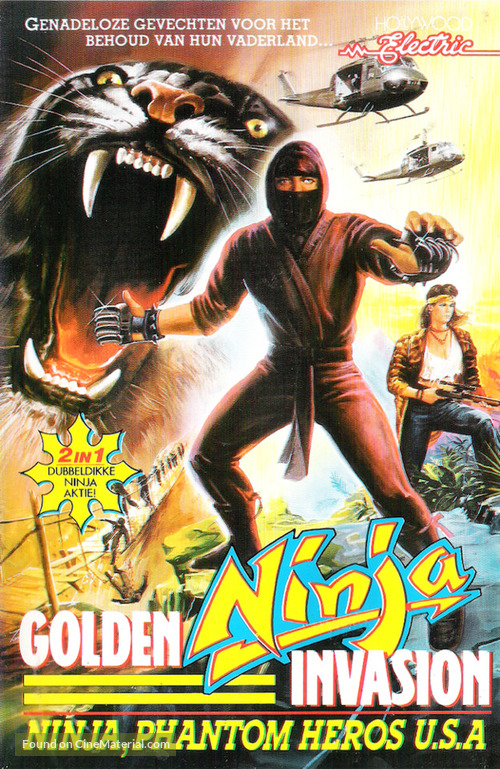 Golden Ninja Invasion - Dutch Movie Cover