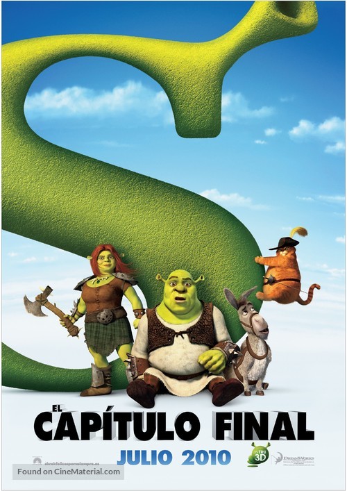 Shrek Forever After - Spanish Movie Poster