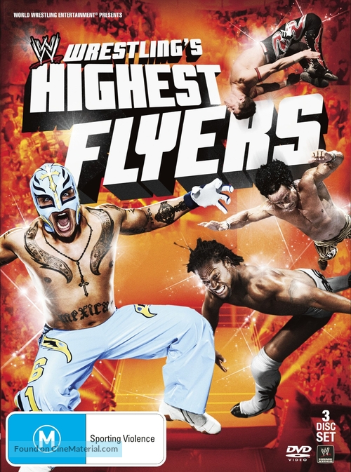 WWE Wrestling&#039;s Highest Flyers - Australian DVD movie cover