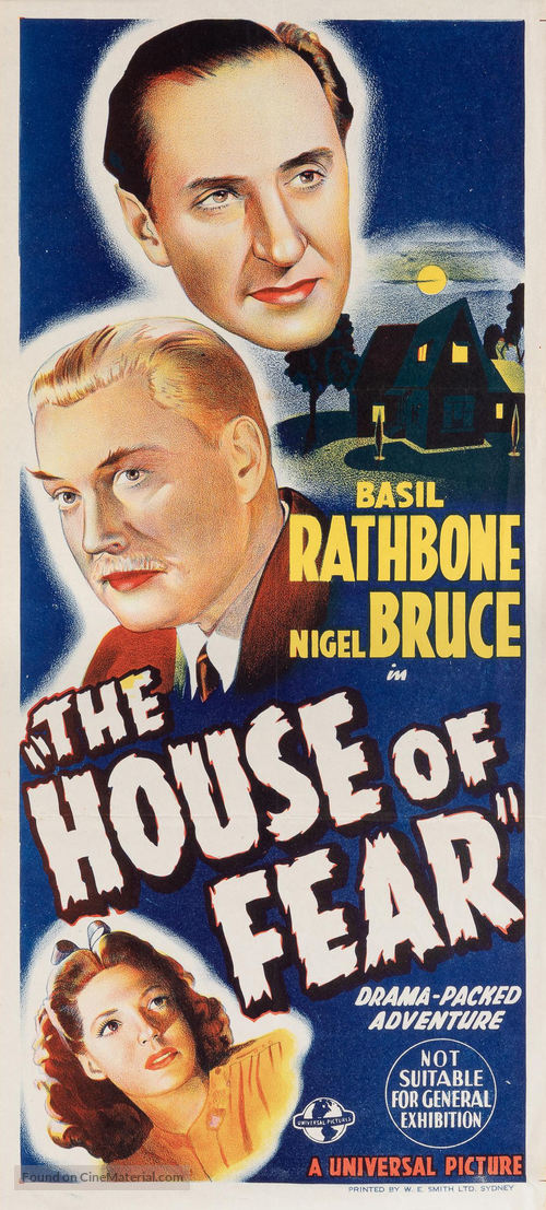 The House of Fear - Australian Movie Poster