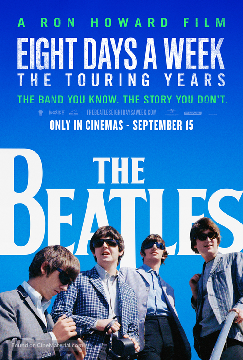The Beatles: Eight Days a Week - The Touring Years - British Movie Poster