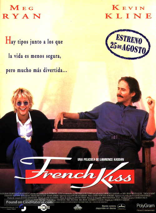 French Kiss - Spanish Movie Poster