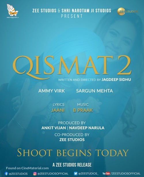 Qismat 2 - Indian Movie Poster