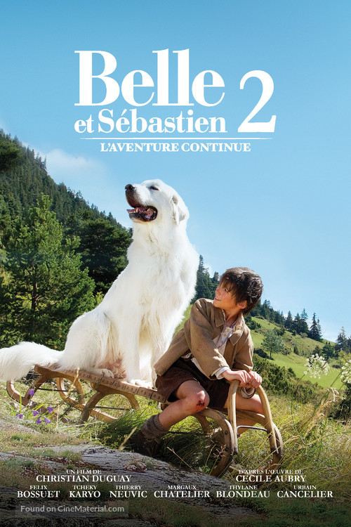 Belle et S&eacute;bastien, l&#039;aventure continue - French Movie Cover