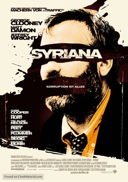 Syriana - German Movie Poster