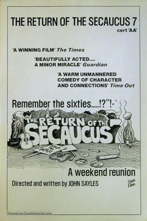 Return of the Secaucus Seven - Movie Poster