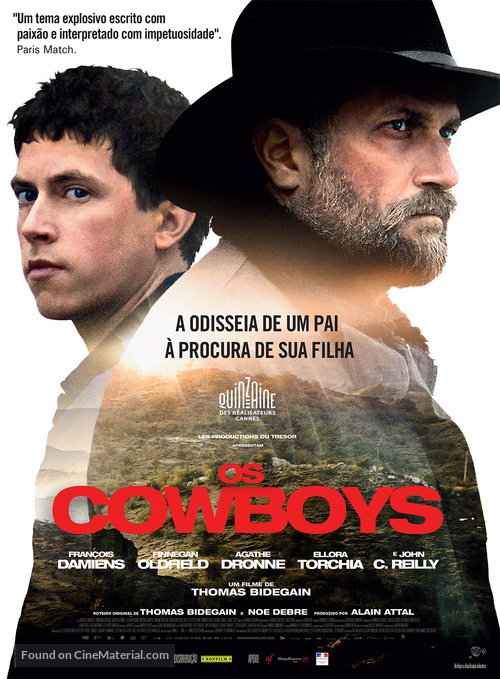 Les cowboys - Brazilian Movie Poster