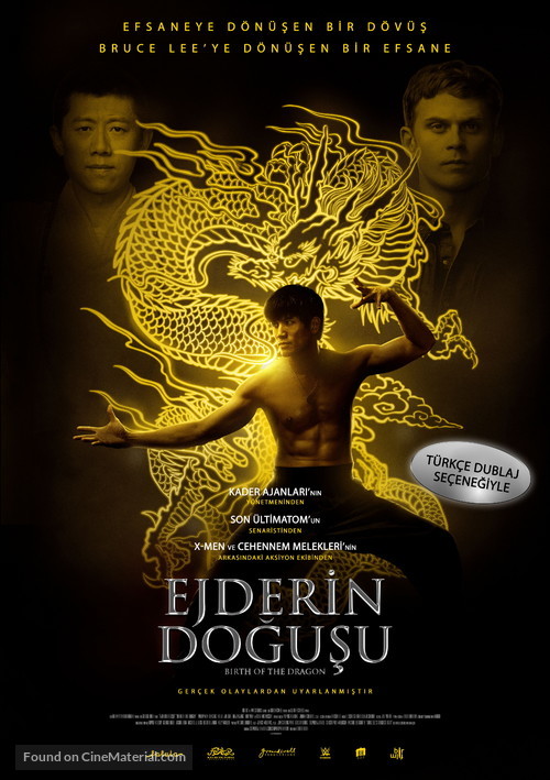 Birth of the Dragon - Turkish Movie Poster