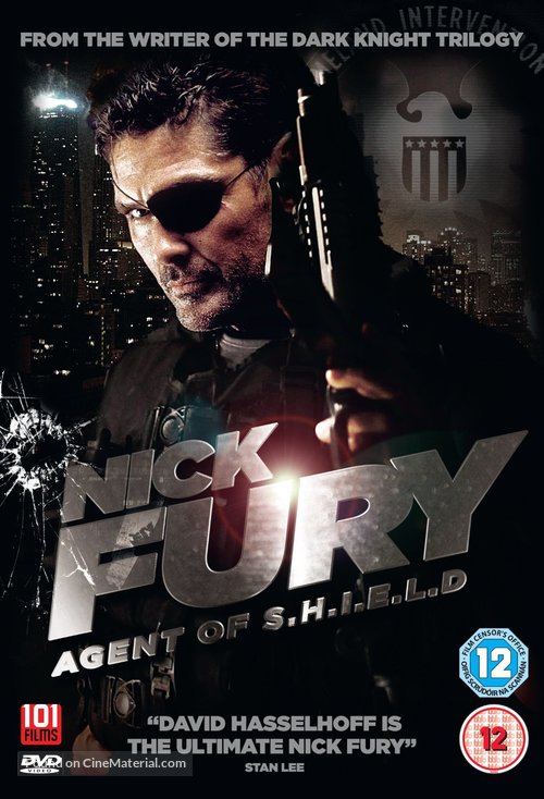 Nick Fury: Agent of Shield - British DVD movie cover