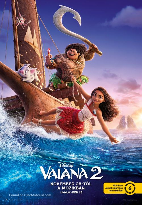 Moana 2 - Hungarian Movie Poster