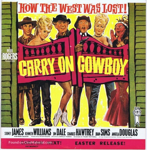 Carry on Cowboy - British Movie Poster