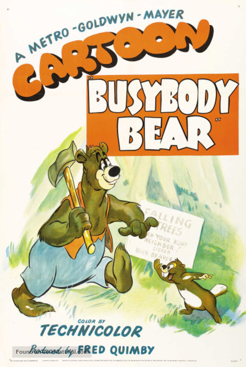 Busybody Bear - Movie Poster