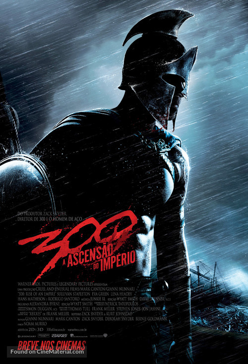 300: Rise of an Empire - Brazilian Movie Poster