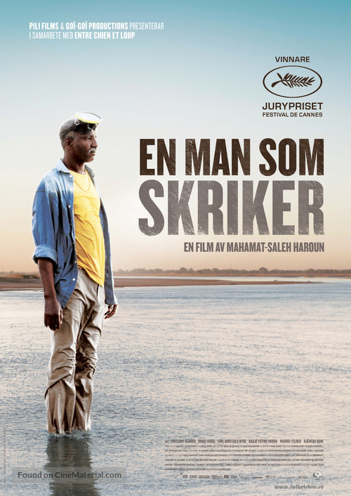 Un homme qui crie - Swedish Movie Poster