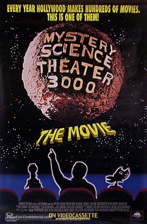 Mystery Science Theater 3000: The Movie - Video release movie poster