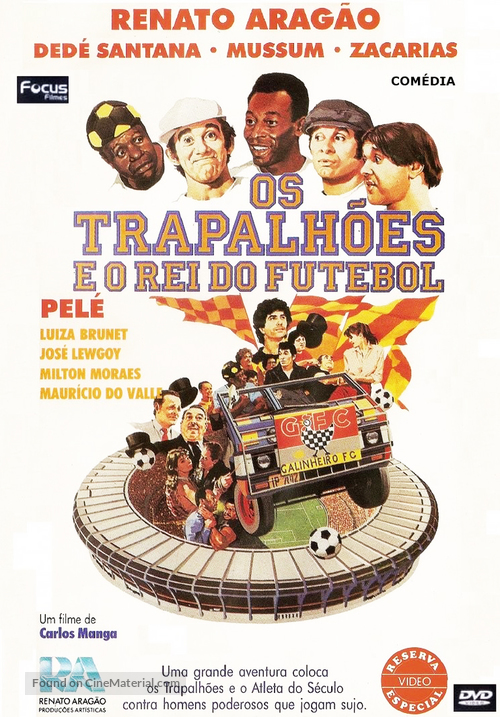 Os Trapalh&otilde;es e o Rei do Futebol - Brazilian DVD movie cover