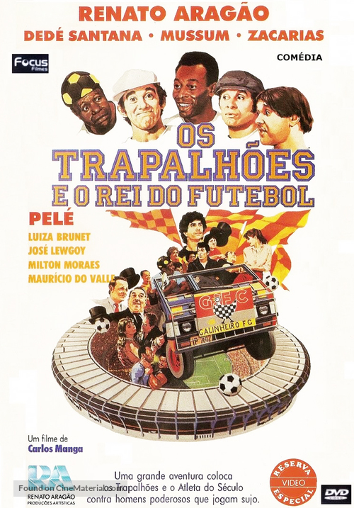 Os Trapalh&otilde;es e o Rei do Futebol - Brazilian DVD movie cover