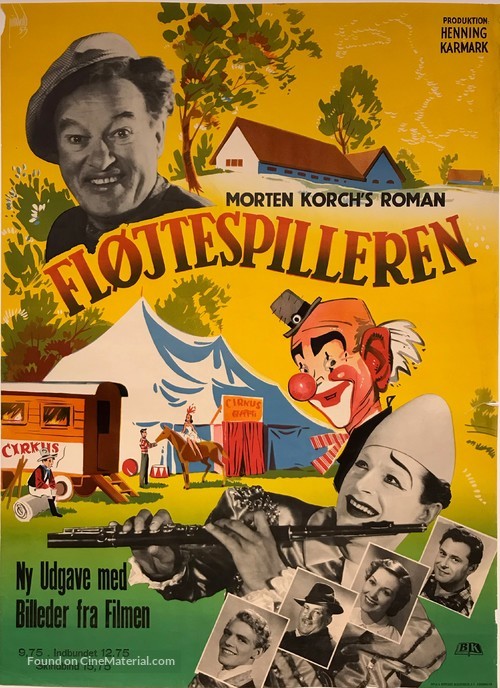 Fl&oslash;jtespilleren - Danish Movie Poster