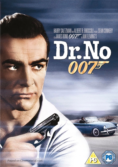 Dr. No - British DVD movie cover