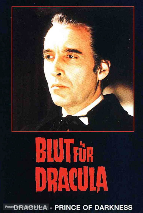 Dracula: Prince of Darkness - German Movie Cover