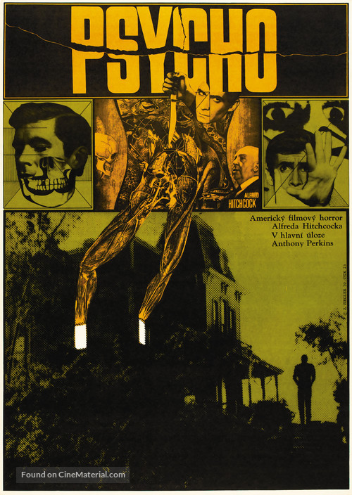 Psycho - Czech Movie Poster