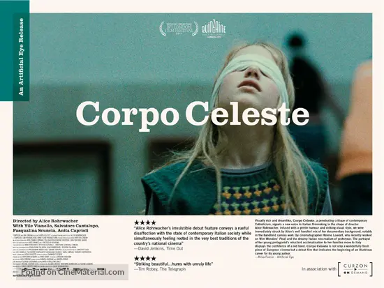 Corpo Celeste 2011 British Movie Poster
