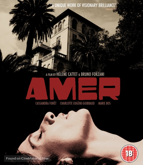 Amer - British Blu-Ray movie cover